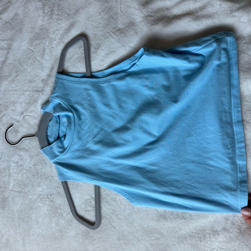 3 Sleeveless Blue and black Women's Tops
